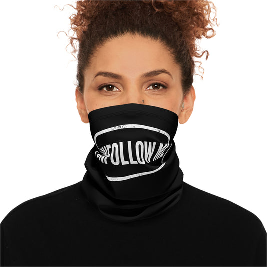 UNFOLLOW ME Neck Gaiter — DontFollowBack™ Winter Face Cover & Drawstring Scarf