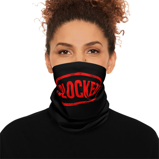 BLOCKED Neck Gaiter — DontFollowBack™ Winter Face Cover & Drawstring Scarf