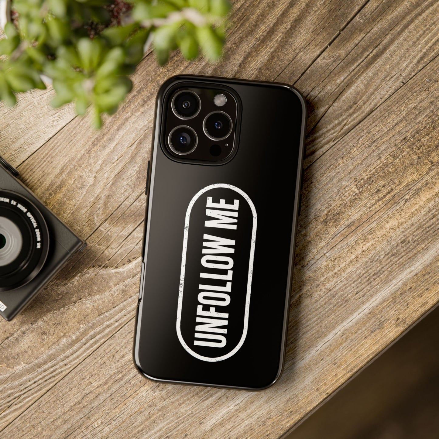 UNFOLLOW ME Phone Case — DontFollowBack™ Protective Cover for iPhone, Samsung & Pixel