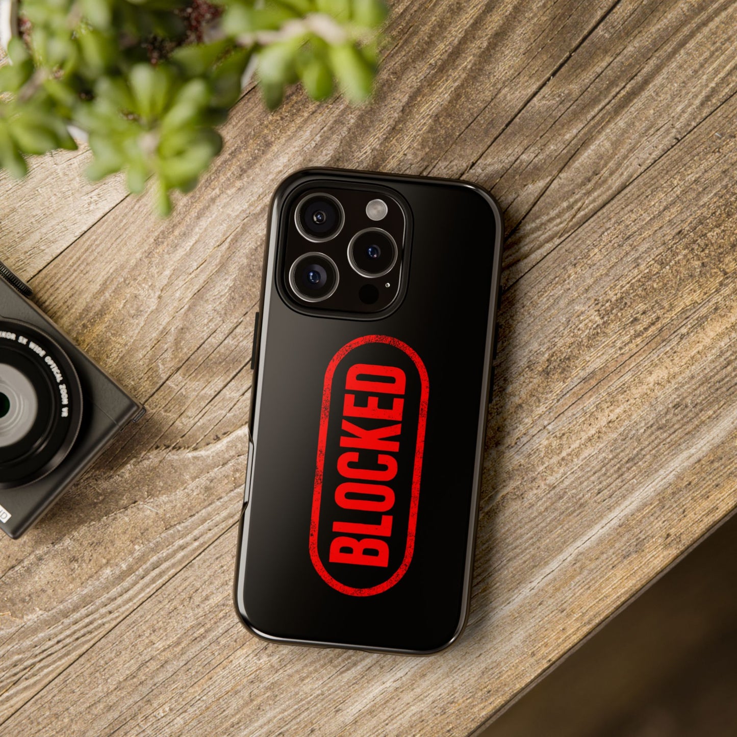 BLOCKED Phone Case — DontFollowBack™ Protective Cover for iPhone, Samsung & Pixel